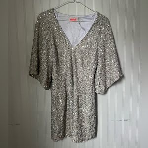 Free people beautiful sequins dress